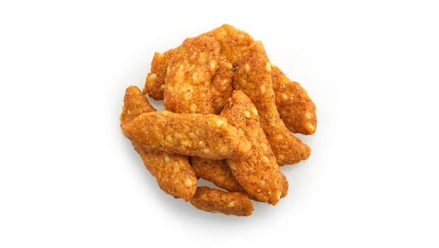 Yupik Salted Sesame Sticks closeup reveals crispy bites and nutty aroma.