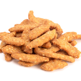 Yupik Salted Sesame Sticks in a bowl are perfect for everyday snacking.