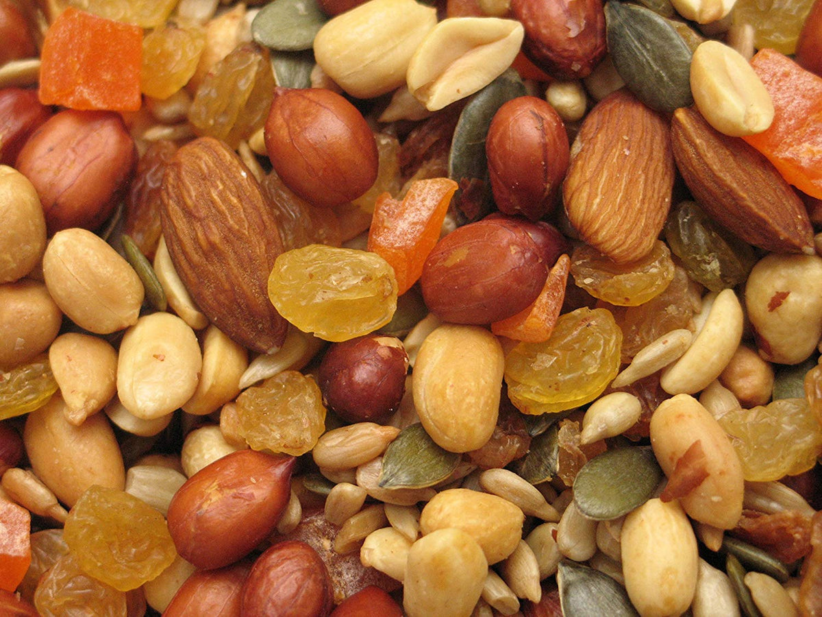 Yupik Sierra Trail Mix, dried fruits papaya pineapple—fruity sweetness with chewy texture