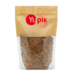 Yupik Spicy Buffalo Pumpkin Seeds pack close-up showing bold heat for snacking
