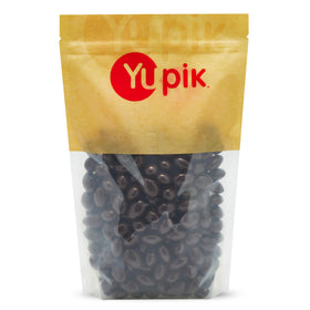 Yupik Sugar-Free Dark Chocolate Almonds pack showing rich coating and fiber friendly snacking