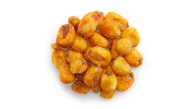 Yupik Toasted Corn Nuts salted bowl, crunchy bite ideal for game nights.
