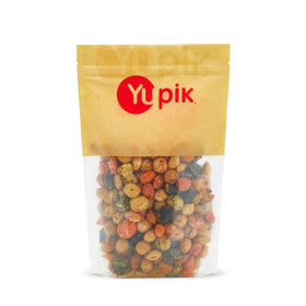 Yupik Tokyo Snack Mix: peanuts coated in crispy rice crackers for a savory crunch.