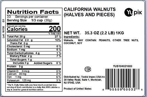 Yupik walnuts close-up shows creamy texture, great for toppings.