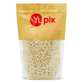 Yupik Yogurt Baking Chips bag shows creamy, gluten-free baking option for snacks and desserts.