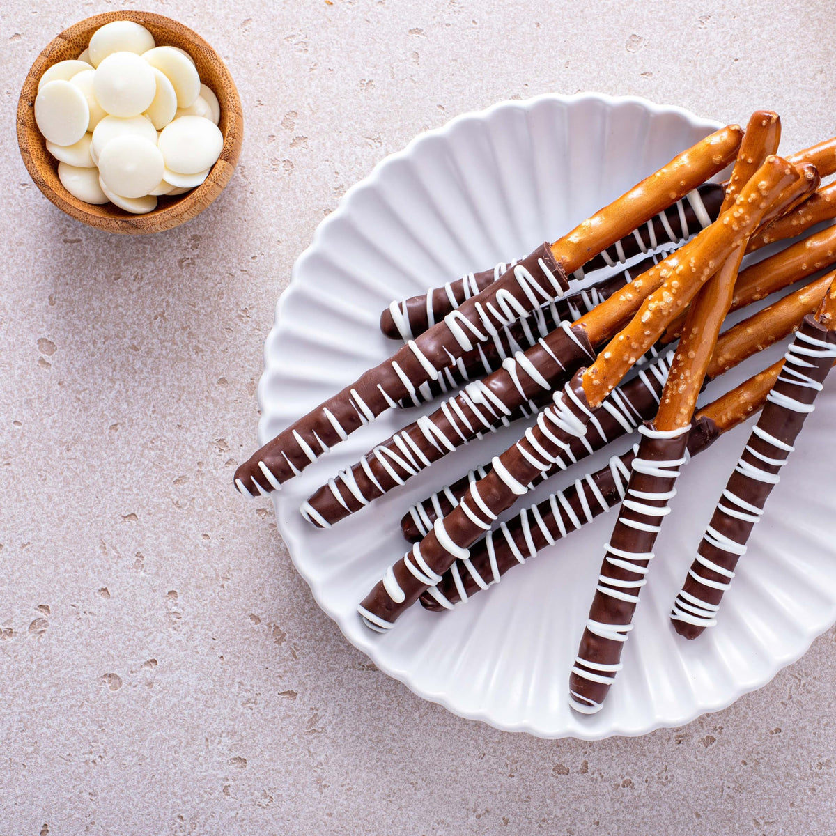 Yupik Yogurt Baking Chips over ice cream add creamy texture for topping.