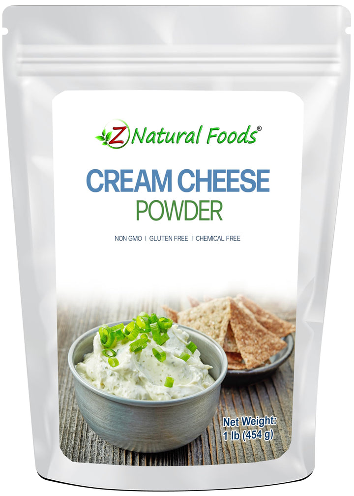 Z Natural Foods cream cheese powder canister for convenient, shelf-stable dairy in your kitchen