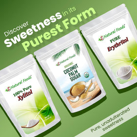 Z Natural Foods erythritol in a mixing bowl, excellent for baking and high‑heat cooking.