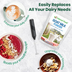 Cooking uses of Z Natural Foods Goat Milk Powder enrich soups and sauces.