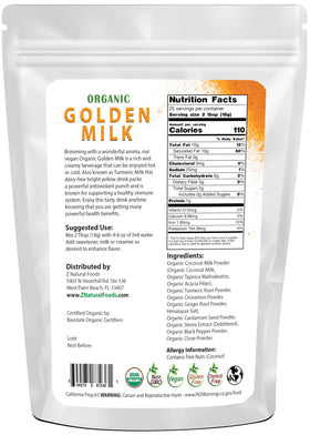 Z Natural Foods Golden Milk Powder coconut milk base for rich beverages