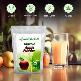 Pancake batter enriched with Z Natural Foods Organic Apple Powder