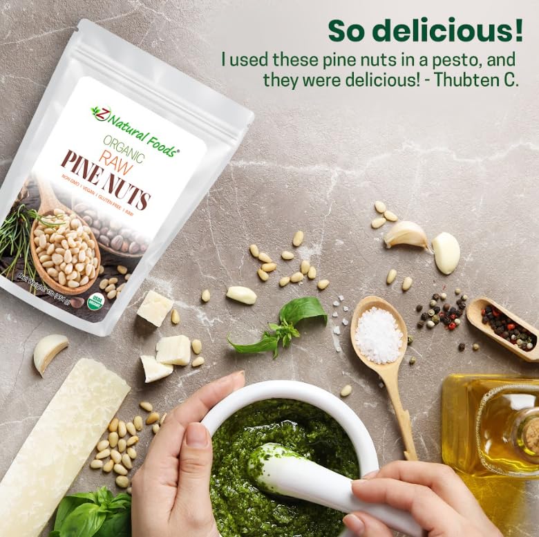 Z Natural Foods pine nuts for baking and flavorful treats