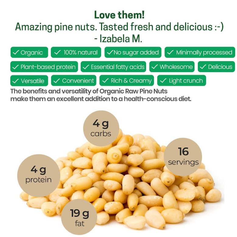 Z Natural Foods pine nuts in trail mix for crunchy nutrition