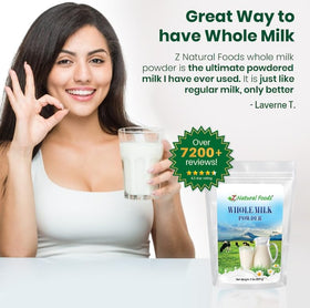 Z Natural Foods milk powder stored in freezer to extend freshness