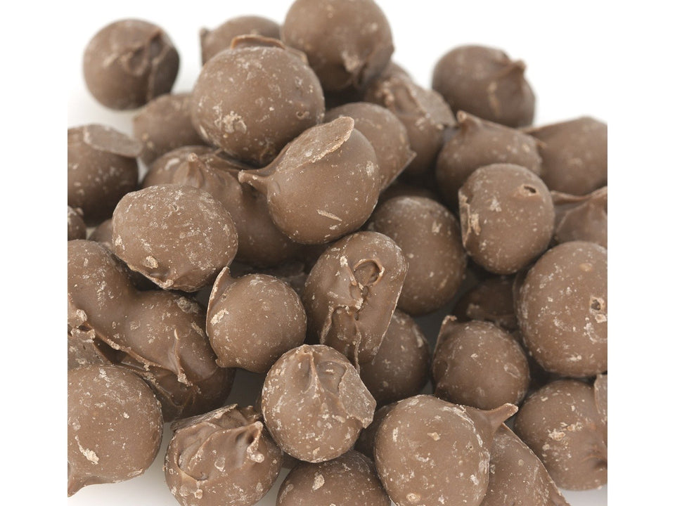 Zachary double-dipped peanuts in milk chocolate, a sweet-salty snack perfect for quick indulgence