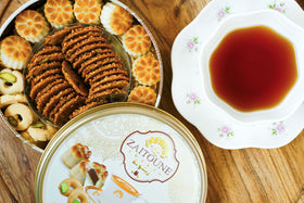 Zaitoune gift tin with reusable container, elegant packaging