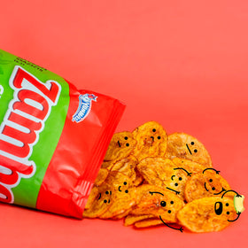 Zambos Chile Limón chili-pepper detail signals bold flavor potential.
