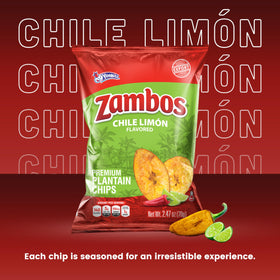 Zambos Chile Limón multi-pack view with eight individual bags for sharing.