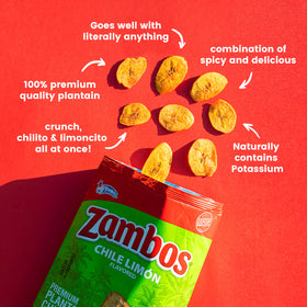 Zambos Chile Limón party platter with chips as Latin mini-bites.