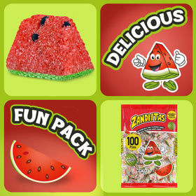 Zandiitas Watermelon Candy bulk-pack is great for desks, offices, classrooms.