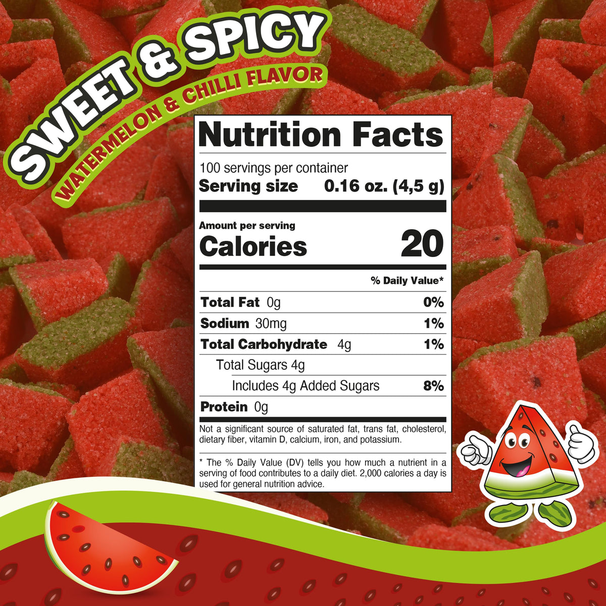 Zandiitas Watermelon Candy makes a vibrant, shareable party dessert option.