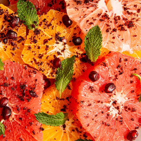 Z&Z Sumac ground spice close-up reveals flaky texture and depth.