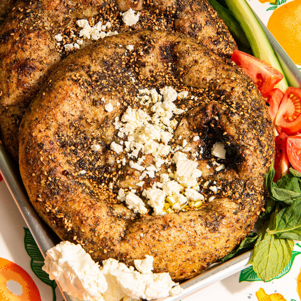Z&amp;Z Za’atar for olive oil dip elevates dipping experience.