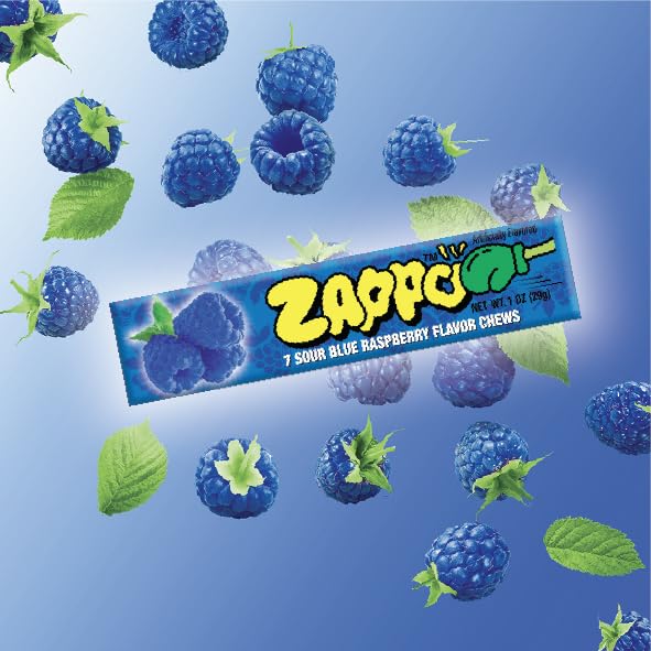 ZAPPO Sour Chews party bowl setup, perfect for celebrations.