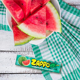 ZAPPO Sour Chews soft chewy texture showcased for candy lovers.