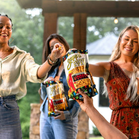 Zapp’s Hotter N Hot Jalapeño chips bag for fiery heat and crunch.