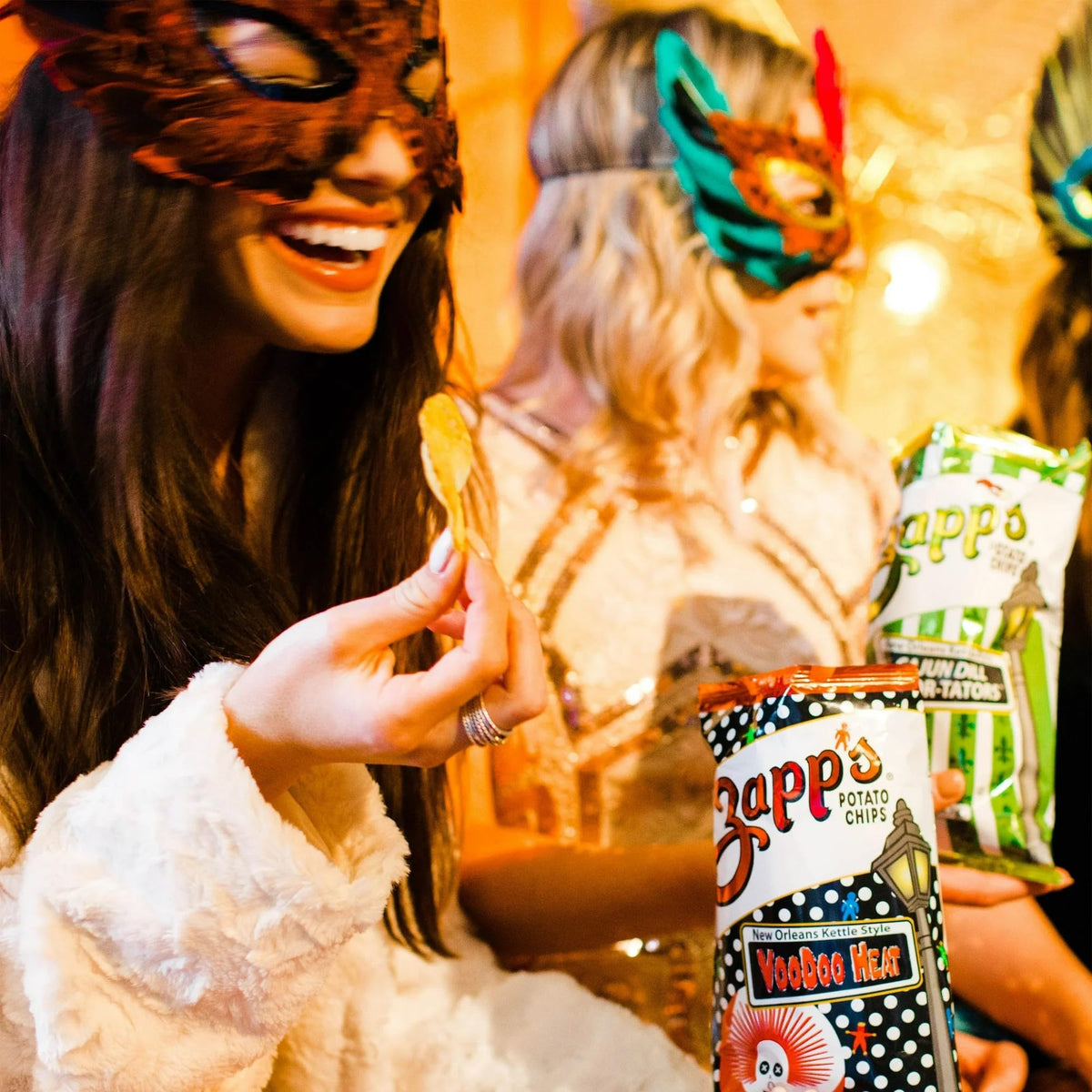 Zapp’s Voodoo Pretzel Stix bag for crunchy, savory snacking on the go.
