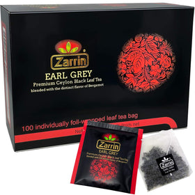 Zarrin foil-wrapped tea bags preserve freshness for consistent brews.
