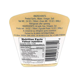 Zarrin 700 g jar keeps pantry stocked with flavorful garlic for easy meals.