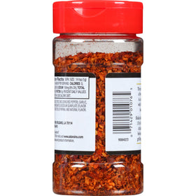 6-pack display of Zatarain's Big & Zesty Blackened Seasoning in a pantry.