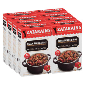 Zatarain's Black Beans & Rice served on a plate, savory and satisfying for weeknights.