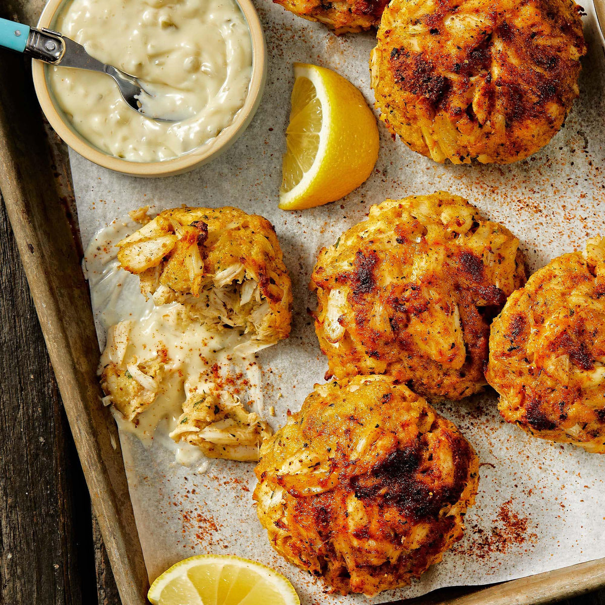 Zatarain's Crab Cake Mix pan fry captures golden crust and tender center.