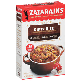 Zatarain's Dirty Rice cooked side-dish plated, ready to complement a weeknight dinner.