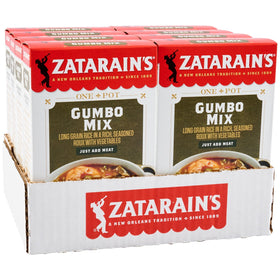 Zatarain's Gumbo Mix with roux and peppers for a rich base