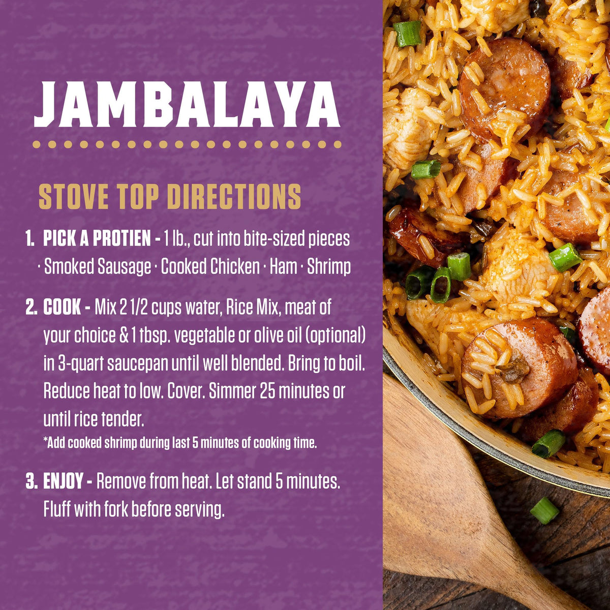 Zatarain's Jambalaya plated serving shows family-friendly, satisfying meal.