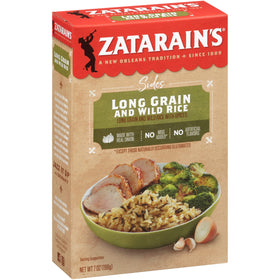 Cooked Zatarain's rice steaming in a bowl for weeknight dinner