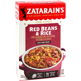 Zatarain's Red Beans & Rice plated for a comforting, ready-to-serve meal
