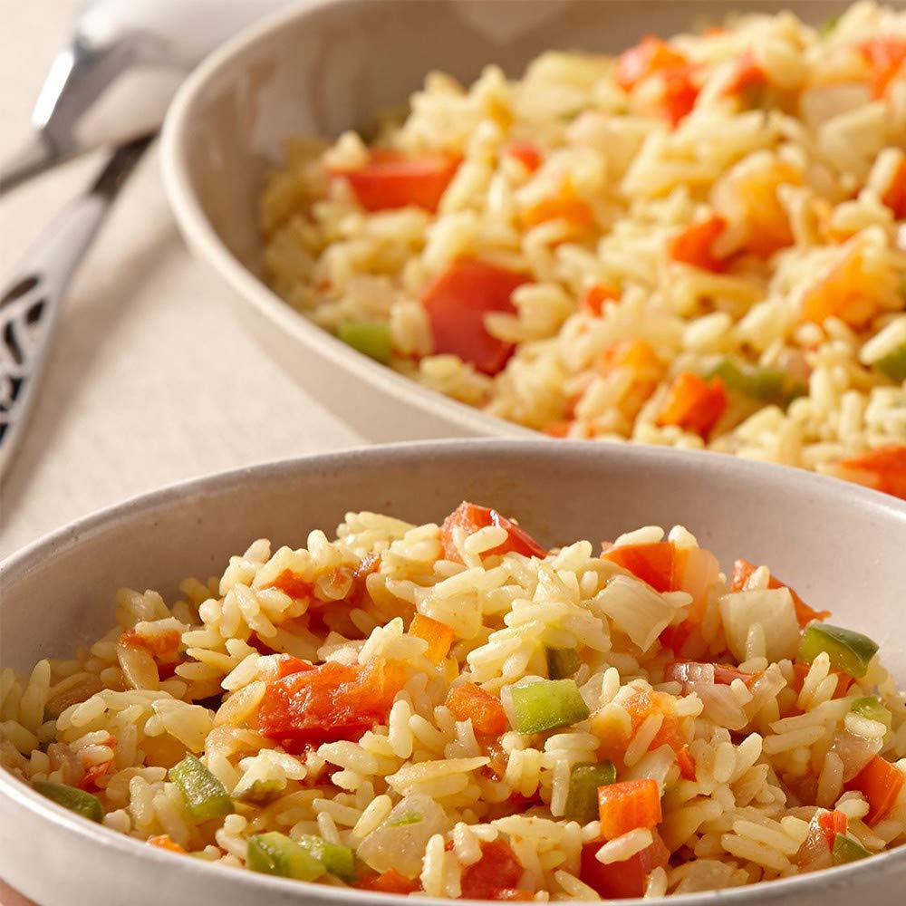Zatarain's Rice Pilaf microwaved or stovetop prep for easy meals.