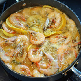 Zatarain's seafood boil in pot shows quick, simple prep
