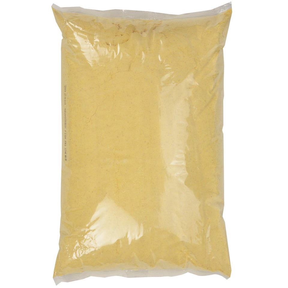 Zatarain's Seasoned Fish Fri batter box ready for bulk frying and consistent results.