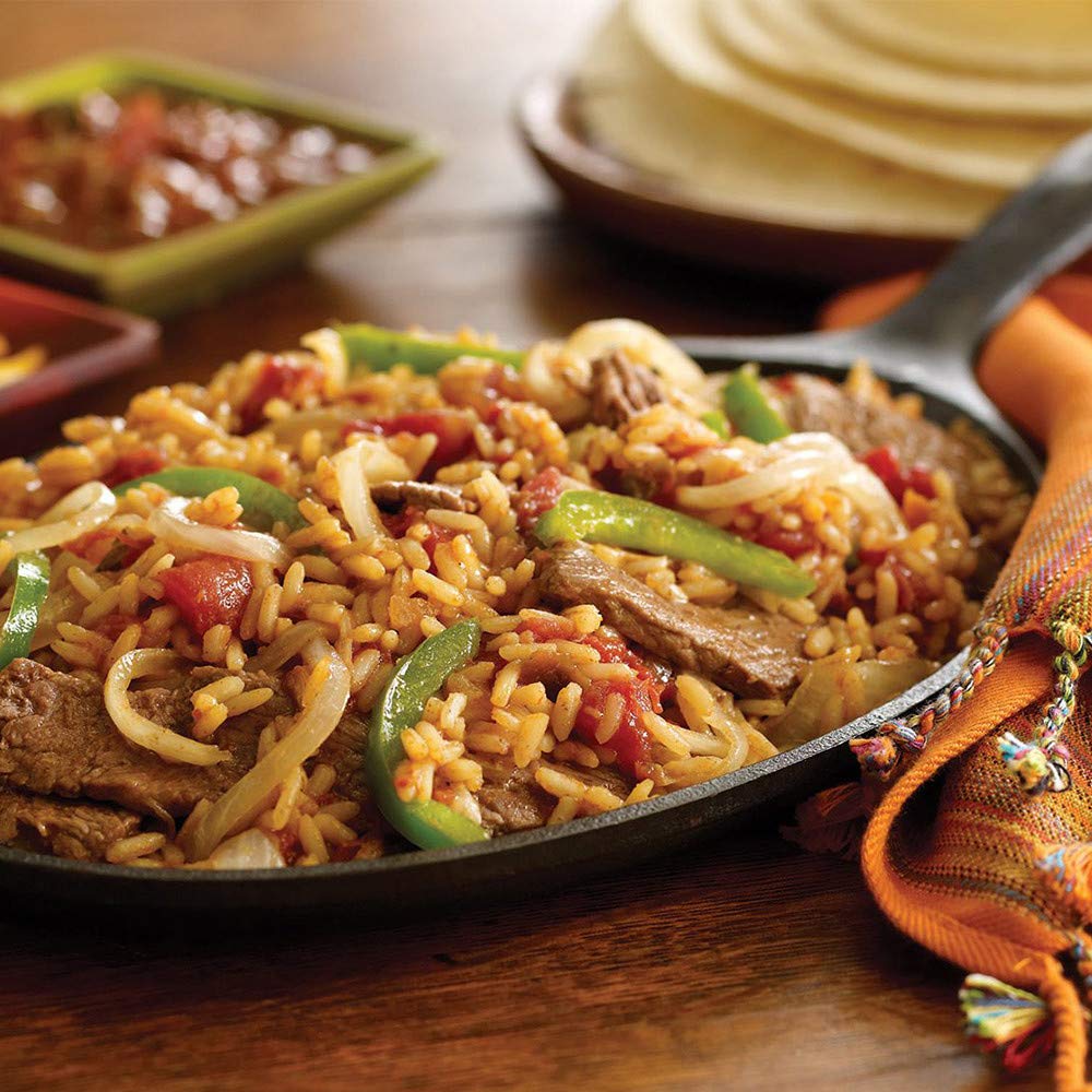 Zatarain's Spanish Rice side-dish — pairs well with grilled meats.