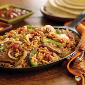 Zatarain's Spanish Rice side-dish — pairs well with grilled meats.