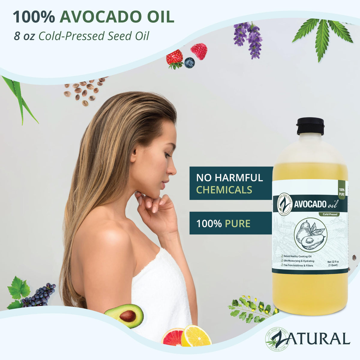 Zatural Avocado Oil high-heat cooking for browning and sautéing