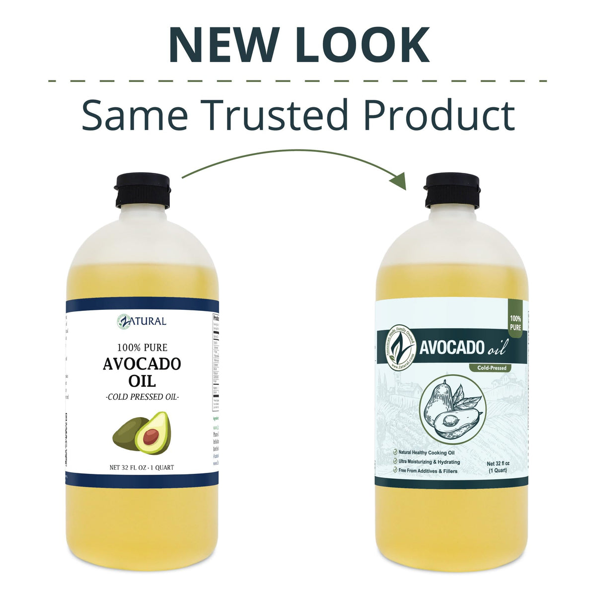 Zatural Avocado Oil pantry staple ideal for dressings and sauces
