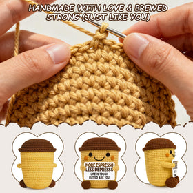 Zavvoolly get well soon crochet cup offering a thoughtful recovery gesture