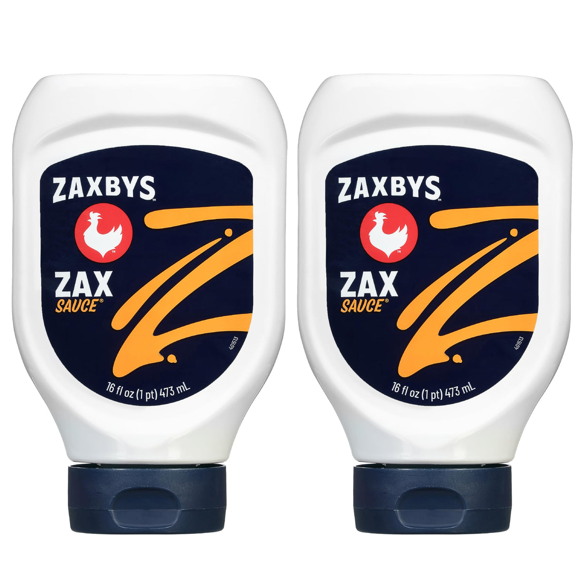 Zaxby's Zax Sauce bottle closeup, ideal for dipping fries and chicken.